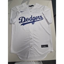 Nike Kids Los Angeles Dodgers Cody Bellinger 35 White Baseball Jersey Medium M