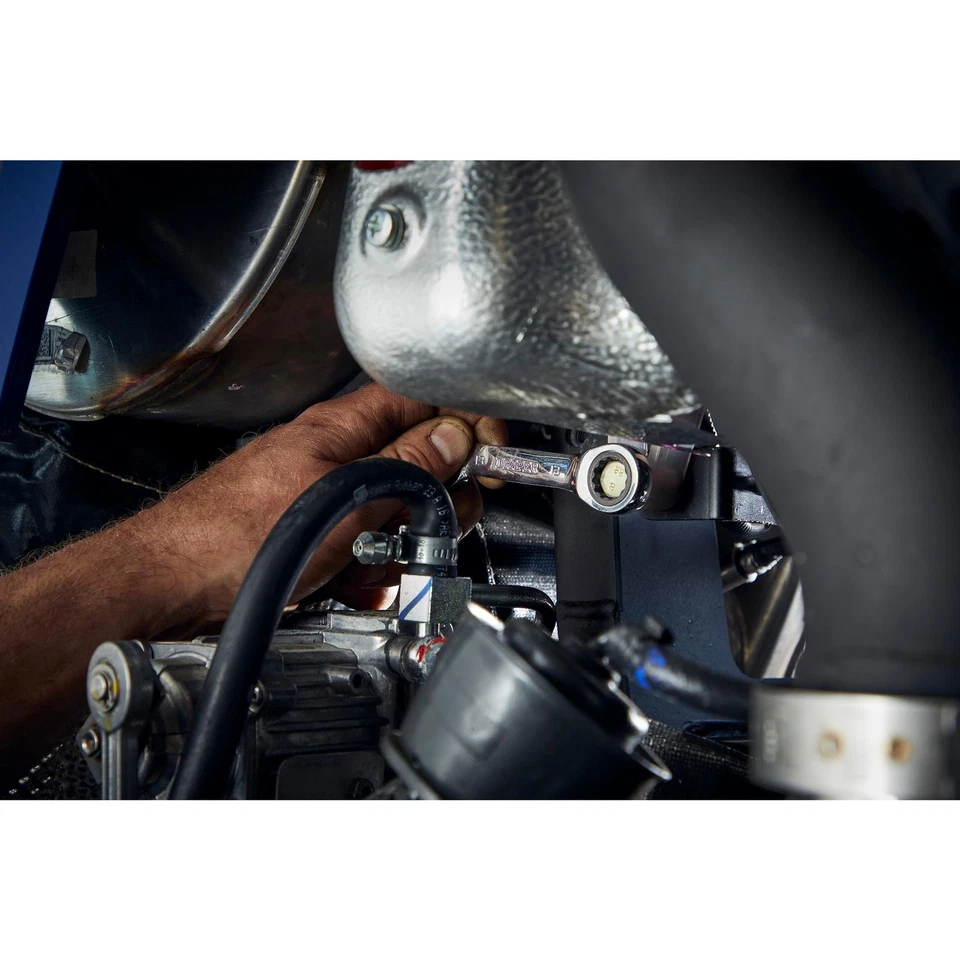 Draper Métrico Stubby Cabeza Flexible Carraca Llaves Combinadas Juego 8 Piezas - Imagen 4 de 4