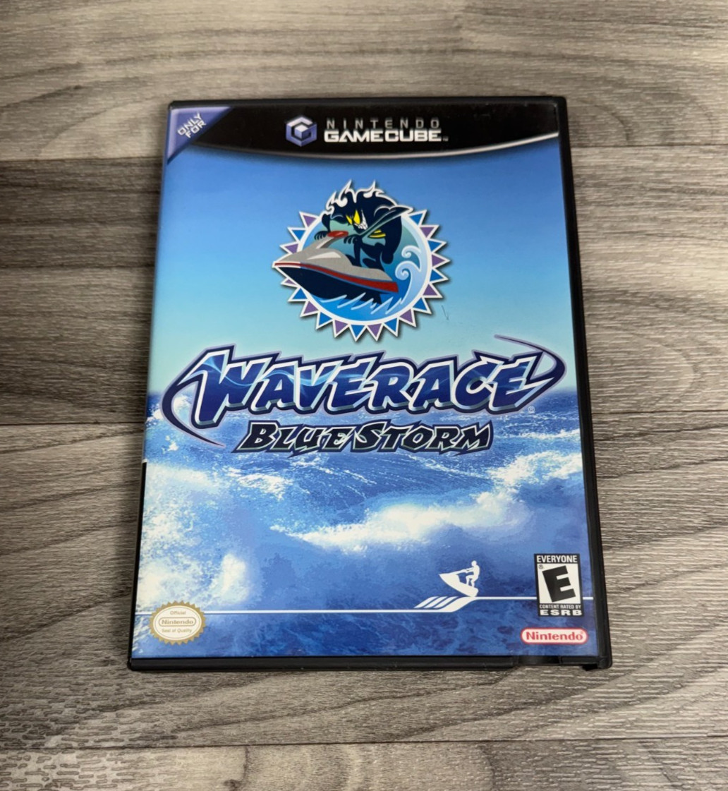 WAVE RACE: BLUE STORM NINTENDO GAMECUBE VIDEO GAME - WAVE RUNNER RACING