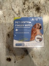 RWT Pet Dental Finger Wipes 60 pieces reduce bad breath