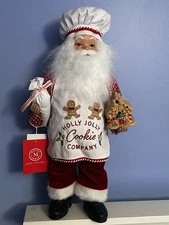 18” Standing Baker Santa Claus Christmas Decoration Martha Stewart Gingerbread