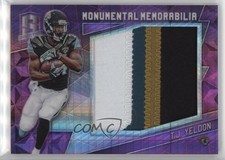 2016 Panini Spectra Monumental Memorabilia Neon Pink 8/10 TJ Yeldon #24 3b8