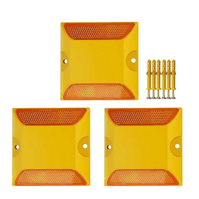 ''Iof 3-Pack Reflective Lane Markers Lane Reflector Reflective Road Pavement Mark