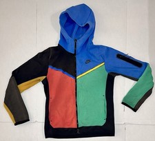 Nike Tech Fleece Full Zip Hoodie Mens Sm Multi Color Color Block FLAWS SEE PICS
