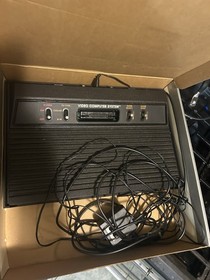 Atari 2600 System In Box Just Console and Power Wire. Not Tested