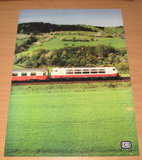 DB Br 103 Locomotive Électrique Deutsche Bahn Affiche En din A 1 D 80er Neuf 3