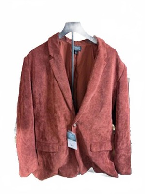 Abbott Elementary Blazer XL Rust Red Corduroy Men's Volume 1 NWT