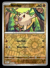 Mankey 106/193 Sv02: Paldea Evolved Reverse Holo Pokémon TCG carta singola