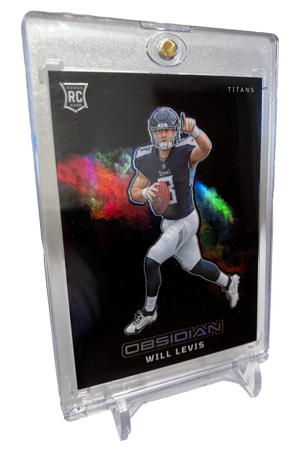 2023 Panini Obsidian Will Levis BLACK COLOR BLAST #18 Rookie RC SSP Case Hit