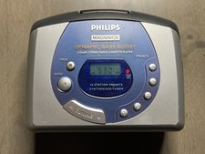 Philips Magnavox AQ6681 Cassette Player AM FM Radio Walkman Dynamic Bass Tested