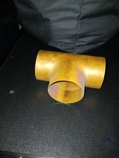 Mueller Streamline Copper Sweat Tee Actual Size 3-1/8 W 40152 Nominal Size 3"