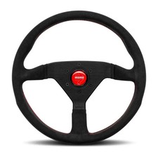 Momo Motorsport Montecarlo Alcantara Steering Wheel Black 350mm - Mcl35al3b