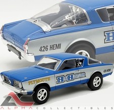 ACME A1806138 1:18 1966 PLYMOUTH BARRACUDA (HEMI HUSTLER)