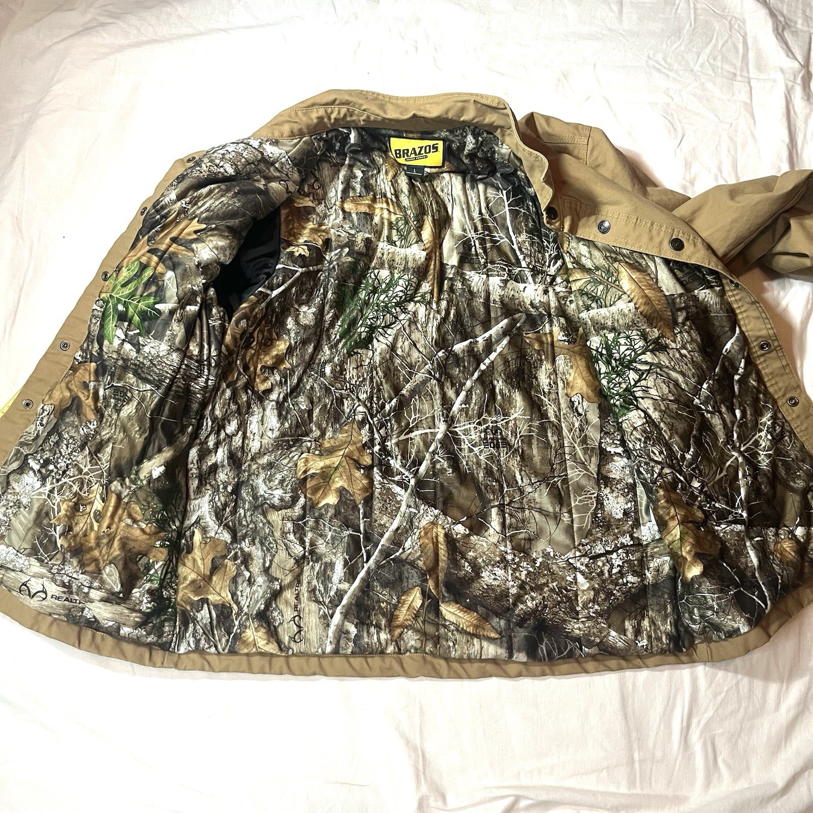 Brazos Work Force Canvas Brown Jacket Workwear Co… - image 8