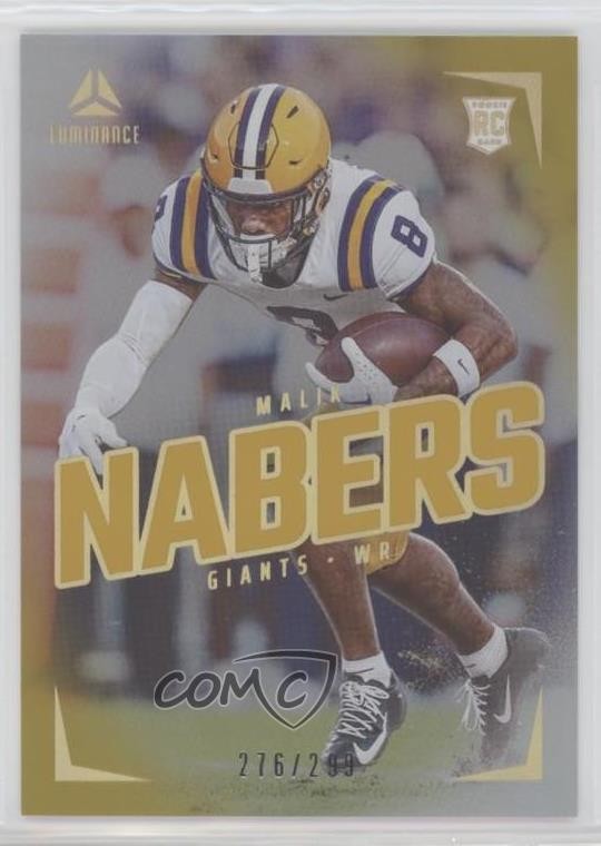 2024 Panini Luminance Rookies Gold 276/299 Malik Nabers #109 Rookie RC 06n5