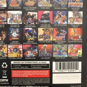 *NEW* NEO GEO Mini International Edition SNK 40th Anniversary Classic Console