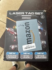 Laser Tag Set for Kids, Teens  Adults - 4 Blasters  4 Vest Sensors with 4 Mult