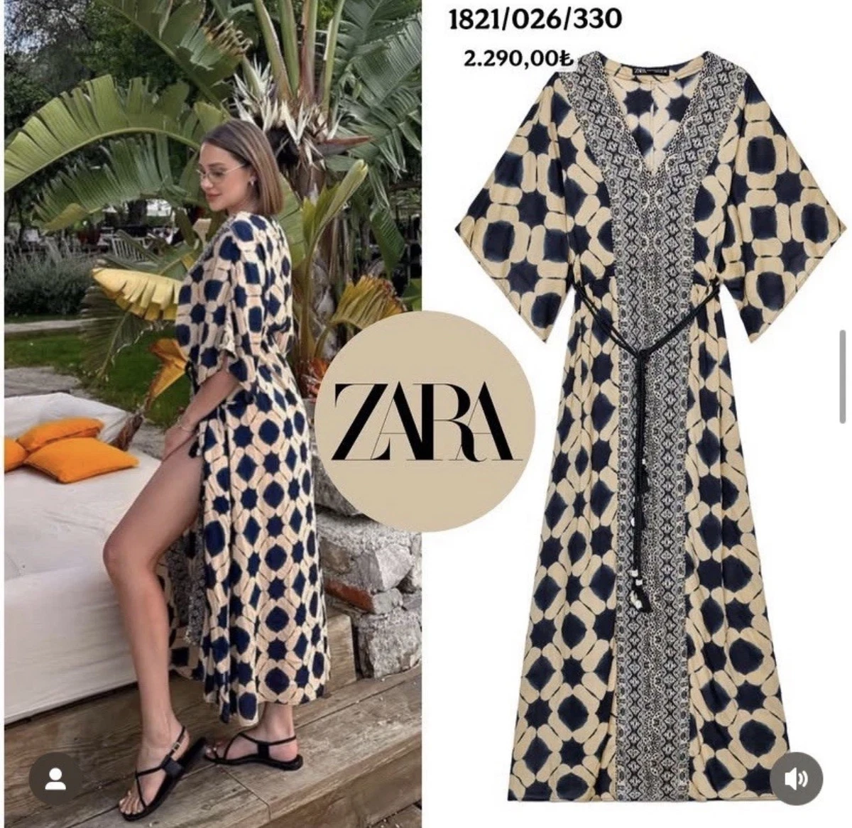 chinese dress ladies Zara Kaftan  Aries Shopping