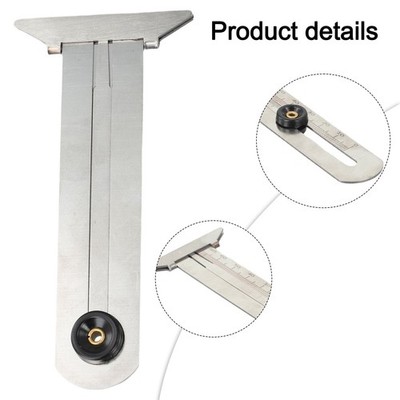 Stainless Steel Portable Tire Tread Depth Gauge with User Friendly Scale
