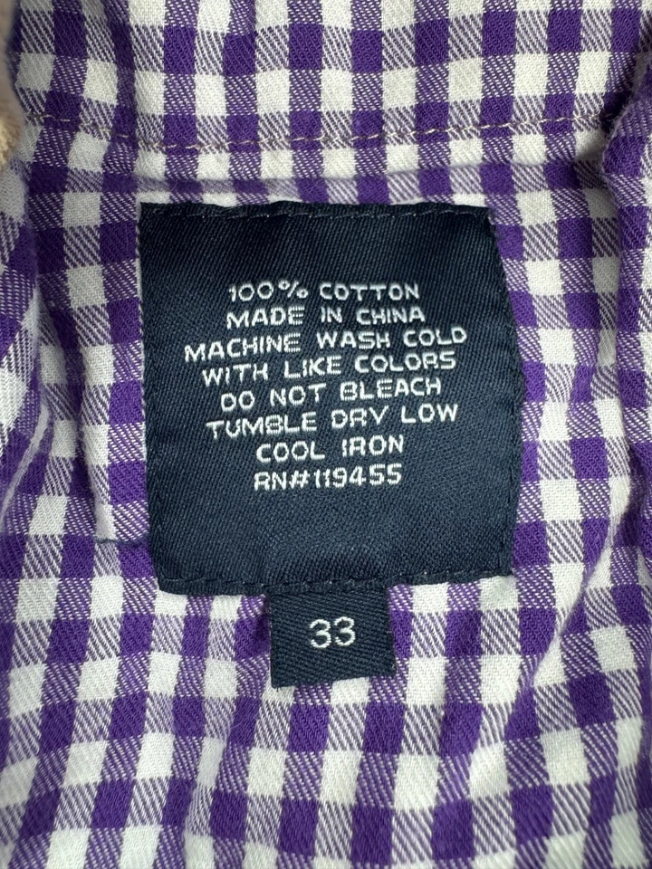 LSU Tigers Shorts Men 33x8 Beige Embroidered Pennington & Bailes Stadium Chinos - Image 4 of 4