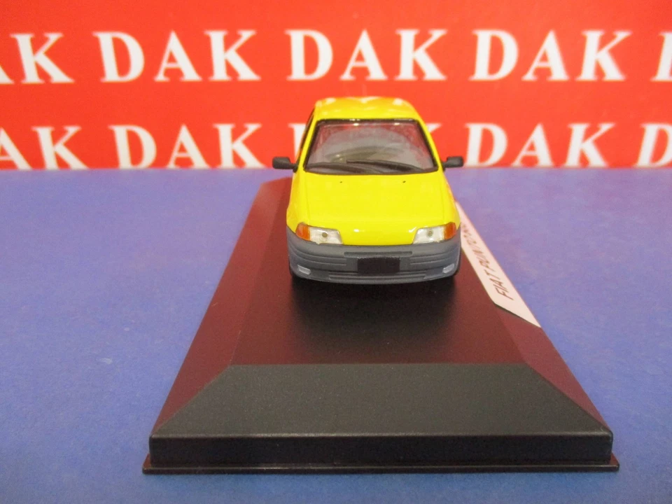 Die cast 1/43 Modellino Auto Fiat Punto 60 S Yellow 1995 5 - Immagine 3 di 4