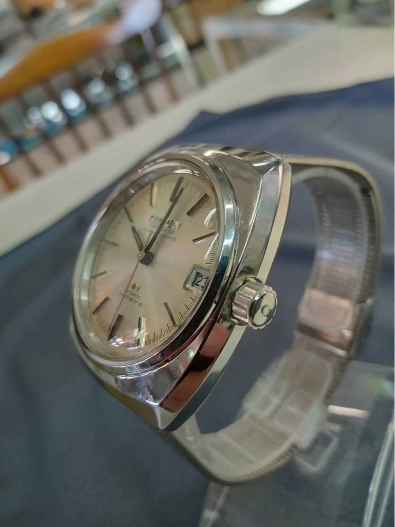 Citizen Hyness Chronomaster Vintage Watch Mechanical Japan Working Rare image 2