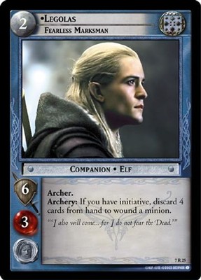 Legolas, Fearless Marksman - FOIL - The Return of the King - Foil - Lord of the