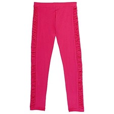 French Toast LK1744S17 Girls' Little Ruched Legging Shocking Fuchsia 4