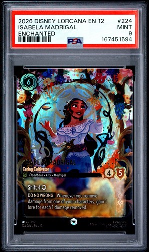 Isabela Madrigal - Caring Cultivator graded PSA 9 for sale on eBay