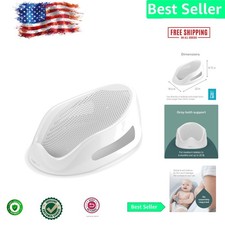 Durable  Non-Toxic Gray Baby Bath Support - Comfort for Babies Up to 6