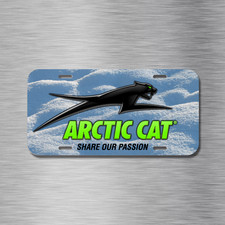 NEW Arctic Cat Aluminum License Plate CAR SUV Truck