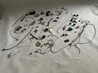 Vtg To Now STERLING Silver Earrings Chains Scrap & Wear Jewelry Lot 130 Grams