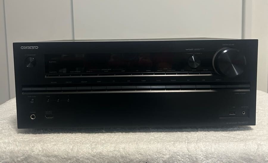 ONKYO TX-NR727 7.2CH HOME THEATER RECEIVER BLACK Confirmed