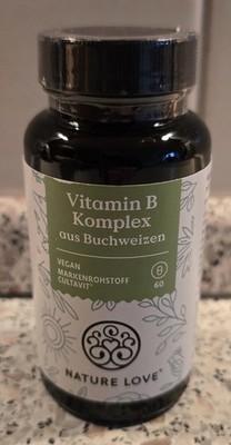 Nature Love Vitamin B Komplex aus Buchweizen, 60 Kapseln NEU