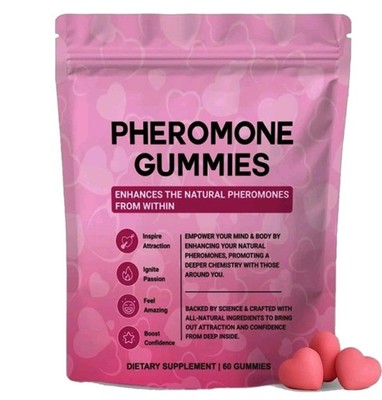 Pheromone Gummies 60 Count Gummies Non-GMO Natural Formulation 