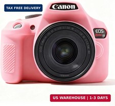 Case for Canon EOS Rebel T7 Rebel T6 Camera, Soft Silicone Rubber Protective Cam