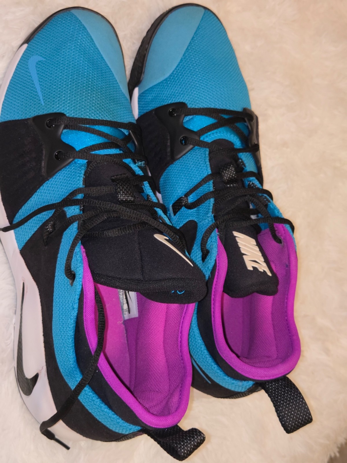 Men tennis shoes blue Nike size 17 thumbnail 9