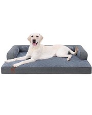 KSIIA Washable Dog Bed XL Senior Dog Orthopedic Warm Soft Pet Sofa Waterproof