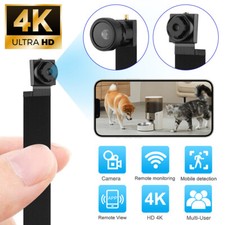 4K Mini Security Camera with Motion Detection Sound Recording Alert WiFi