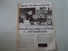 advertising Advertising 1976 HARLEY DAVIDSON MOTORCYCLE SX SERIES 125 175 250