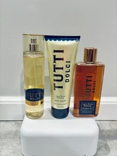 NEW Bath & Body Works Tutti Dolci Sweet Lemon Buttercup Mist Cream Shower Gel