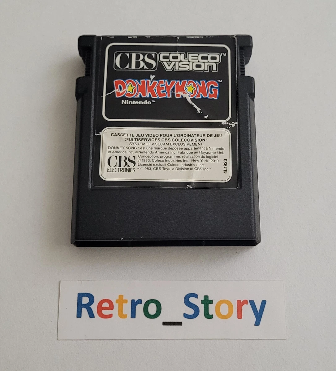 Jeu CBS COLECOVISION DONKEY KONG - Bon état Avec Notice - Console Rétro