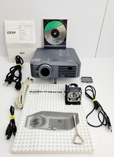 NEC LT154 Portable Multisync LCD Projector W/ Case  Accessories