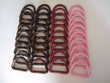 Lot of 40 Assorted Marble 3" D Plastic Macrame Marbella Rings Craft Supplies