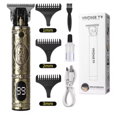 Taglia Capelli Professionale Regola Barba Rasoio Oro Elettrico Retro Display Accessori Barba E Capelli Hoomei 8052743893571 - Foto 3