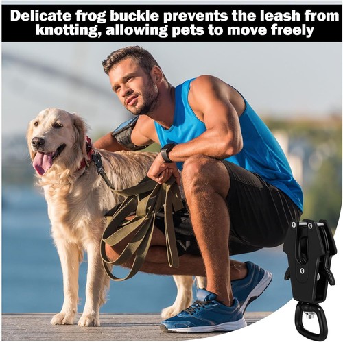 2 Stück Frosch Clip Hundeleine Clip 360 Grad Drehbar Clip Schwerlast Schnellverschluss C - Bild 7 von 11