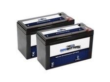 12V 7.6AH SLA Battery replaces gp1272 np7-12 bp7-12 ps-1270 ub1280 cy0112 - 2PK