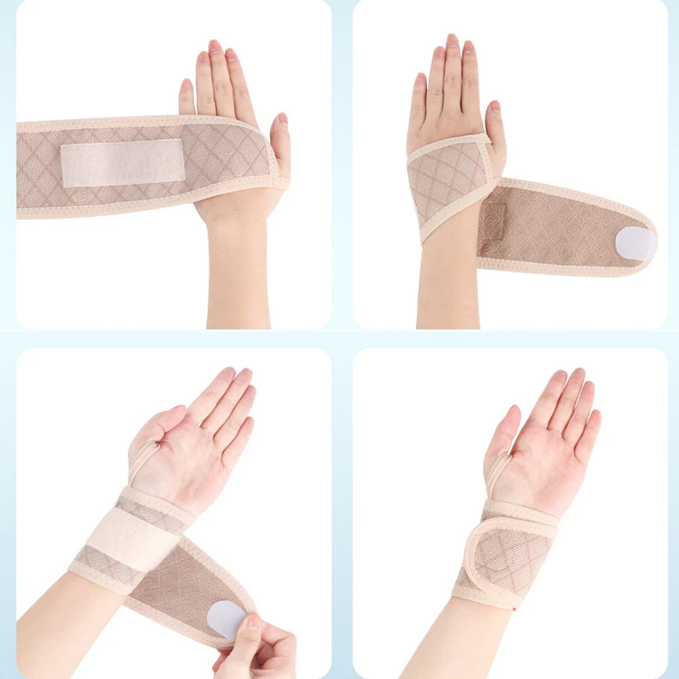 1 Pair Women Knitted Wristband Breathable Sports Basketball Fitness Wrist Band - Image 2 of 3