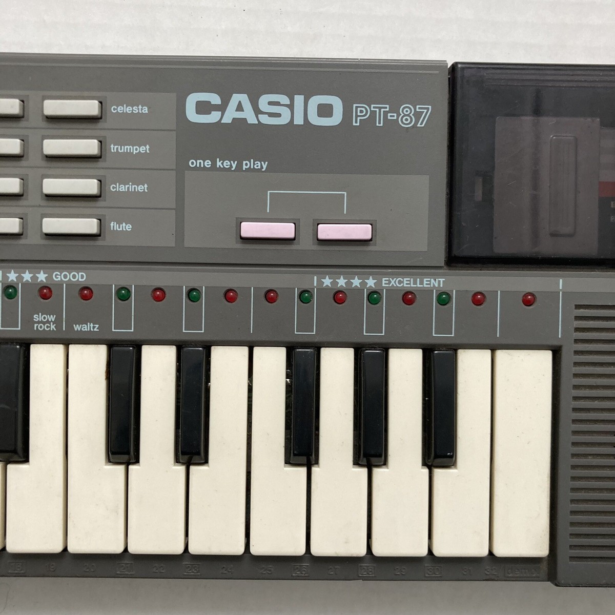 Vintage Casio Pt-87 Keyboard Tested Monophonic Synthesizer