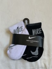 Nike 6 pair cushioned ankle unisex socks kids BN0508-042 OR BN0508-U89 FREE SHI